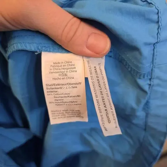 J.Crew Women's Blue Hooded Lightweight Jacket XL NWOT - Picture 3 of 9